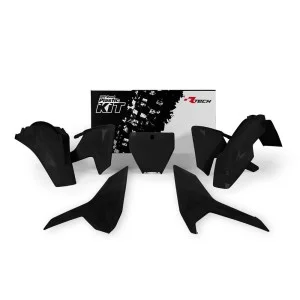Kit plastiche motocross Racetech -Husqvarna nero R-KITHSQ-NR0-516