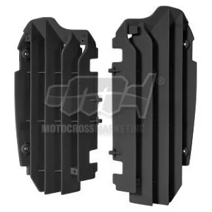RADIATOR GUARDS BLACK Polisport KXF P8455900001 Polisport Radiateurs