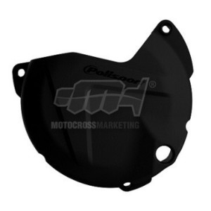 Clutch cover Polisport - RMZ 450 11-17 black P8447600001 Polisport Engine's Accessories