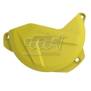 Clutch cover Polisport - RMZ 250 07-19 yellow P8447500002 Polisport Engine's Accessories