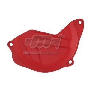 Clutch cover Polisport - CRF 450 10-16 red P8446900002 Polisport Accessoires moteur