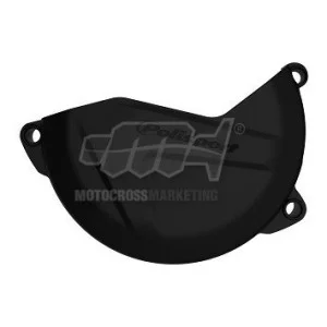 Clutch cover Polisport - KXF 450 13-15 black P8440700001 Polisport Accessoires moteur