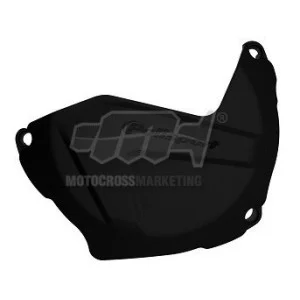 Clutch cover Polisport - KXF 250 09-19 black P8435800001 Polisport Accessoires moteur