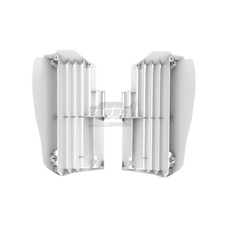 Radiator guards white Polisport YZF P8464700001 Polisport Radiators
