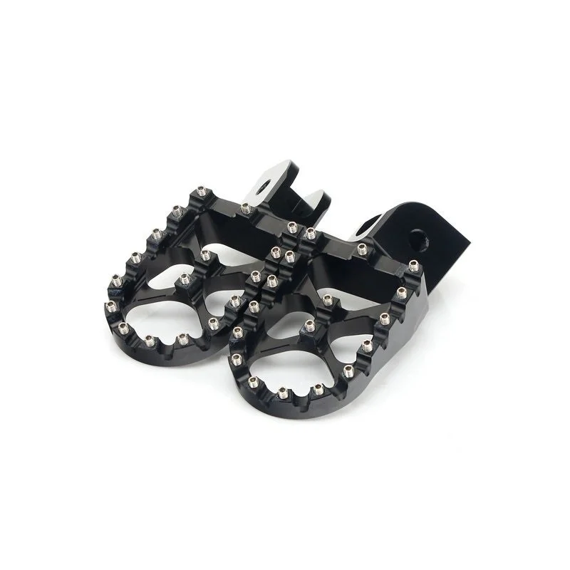 Footpegs ergal CNC - Ktm-Husqvarna black FR798N Accossato Footpegs