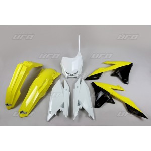 Plastic kit motocross Ufo (5pz) Suzuki oem SUKIT418999 Ufo Plastic Kits