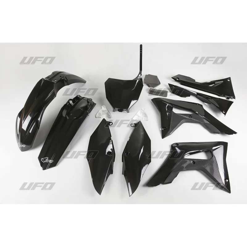 Kit plastiche motocross Ufo Honda CRF 450 17- CRF 250 18- nere HOKIT123001