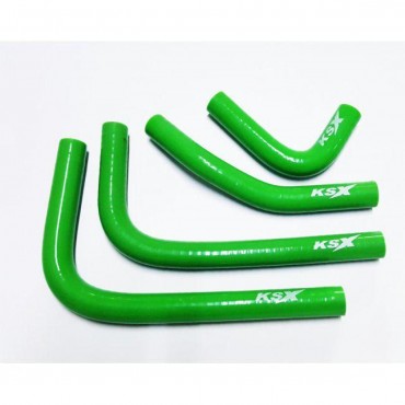 Radiator hoses kit KSX - KXF 250 17-18 green 19021385 KSX Radiators