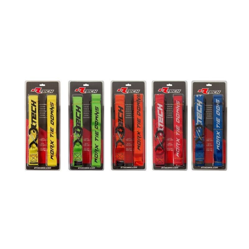 Cinghie fissaggio moto racetech colorate R-CINGHIA15