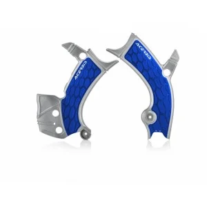 Protezioni telaio Acerbis - YZF 250 19-YZF450 18-19 Argento-Blu 23093.218 Acerbis Sabots et protection radiateur
