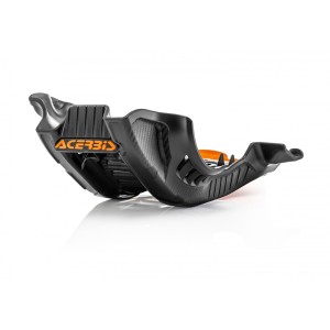 Skid plate Acerbis MX Style-Ktm black-orange 0023661.313 Acerbis Motorschutzplatten-kuhlerschutz