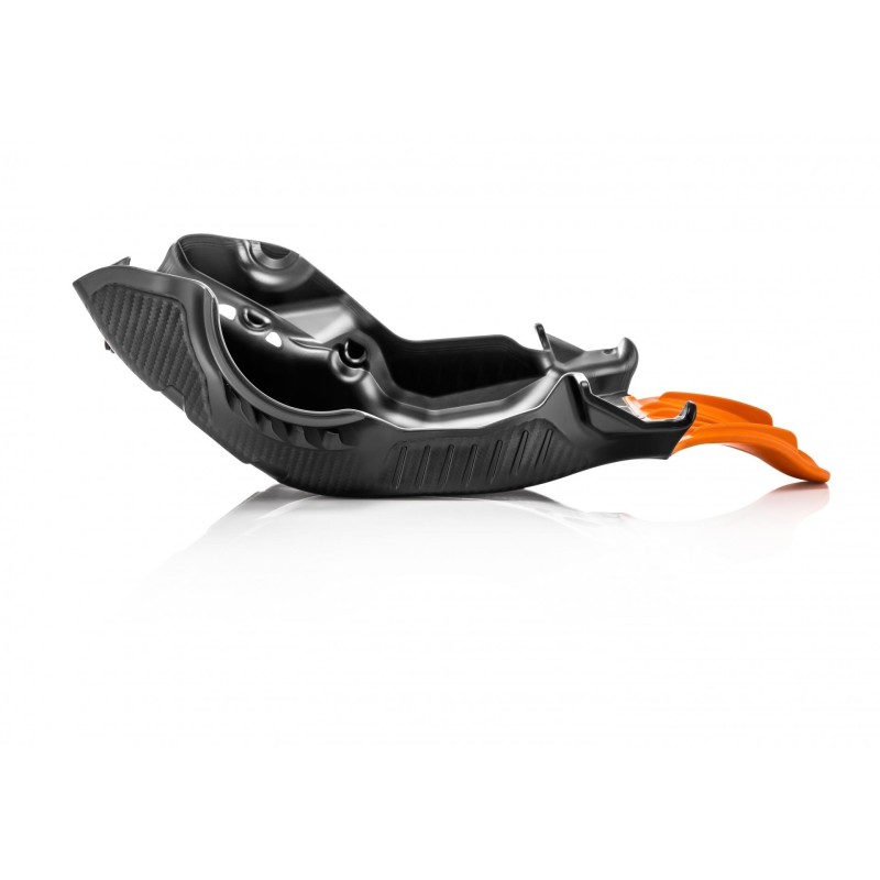 Skid plate Acerbis MX Style-Ktm black-orange 0023661.313 Acerbis Sabots et protection radiateur