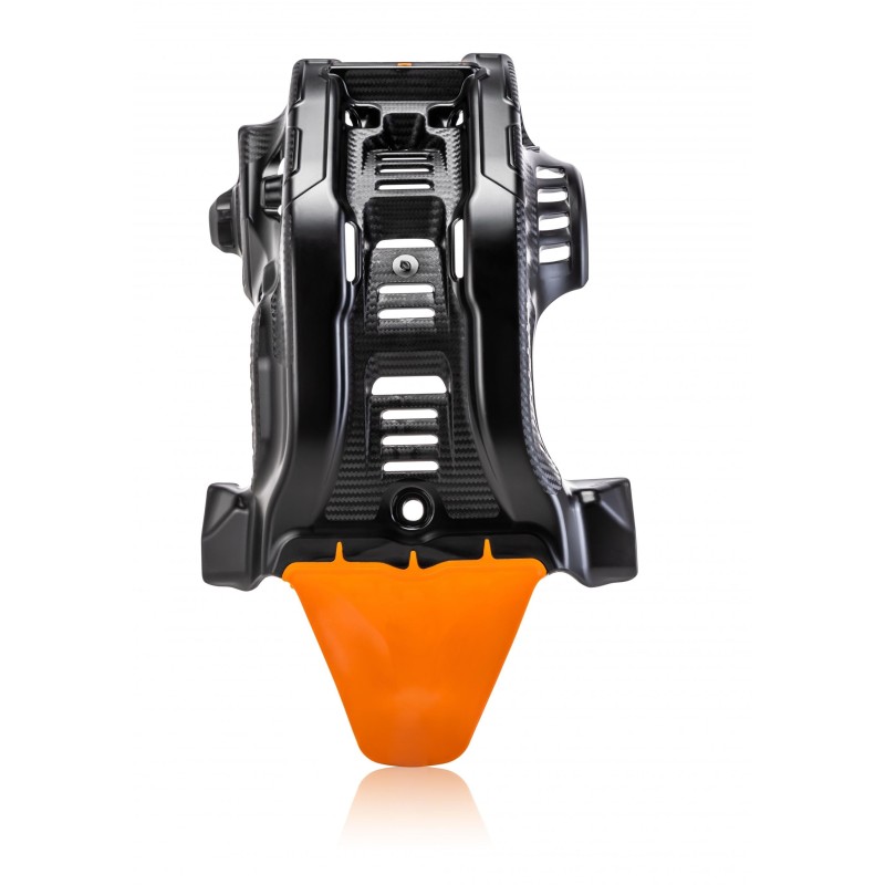 Skid plate Acerbis MX Style-Ktm black-orange 0023661.313 Acerbis Skid plate-radiator guards