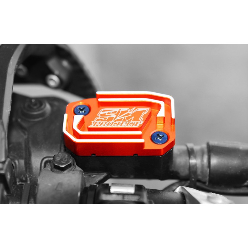 Reservoir cover brake pump front Sm Project-Ktm-Husqvarna-Tm SM_016 Arancione SM Project Idraulic clutches and spare parts
