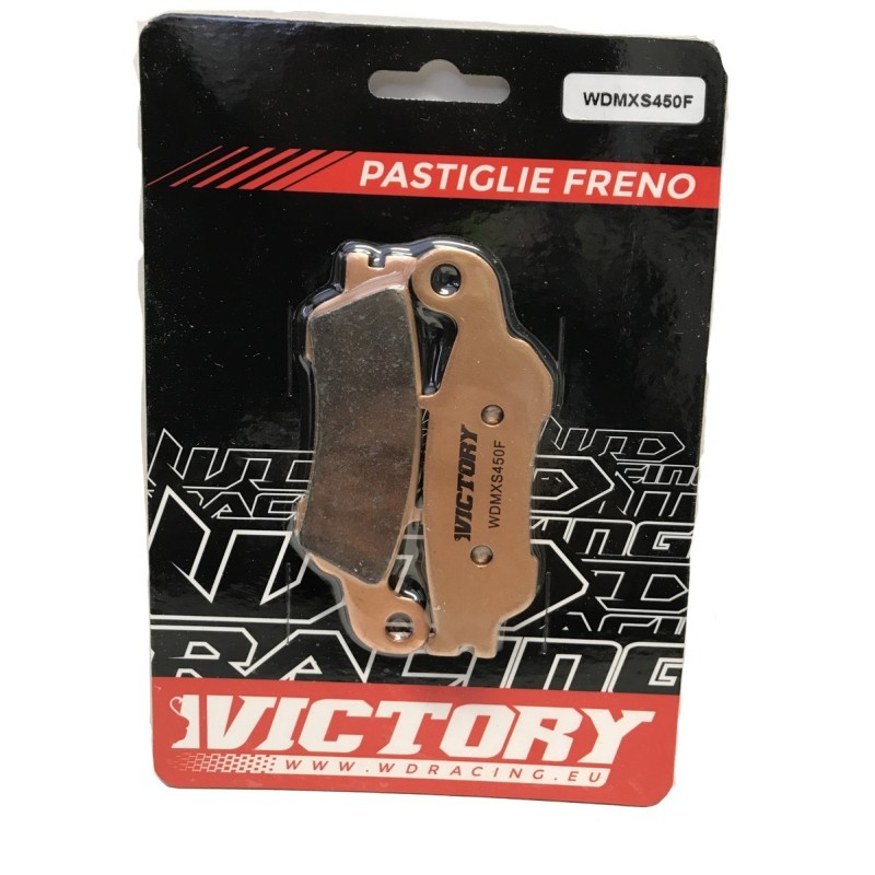 Brake pads WDracing VictoryMX front WDMXS450F WDracing-Victory  Plaquettes de frein and brake caliper