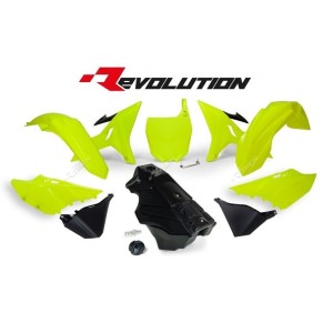 Kit plastiche YZ Revolution Racetech-giallo fluo R-KITYZ0-GF0-016