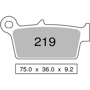 Brake Pads Nissin sintered MX03 Rear 2P219ST Nissin Bremsbeläge and brake caliper