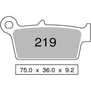 Pastiglie freno Nissin sinterizzate MX03-Posteriori 2P219ST