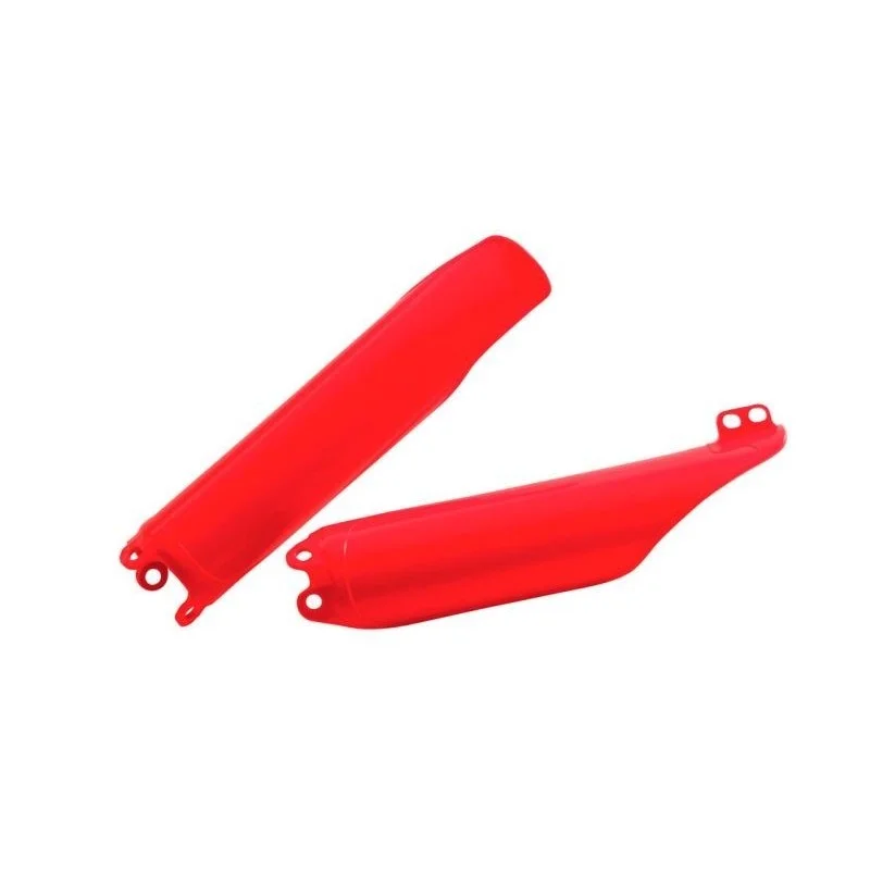 Fork protectors - CR 125-250-500 90-07-CRF250 R-X 04-18-CRF450 02-18 red R-PSCR0RS0003 Racetech Pieces plastiques au detail
