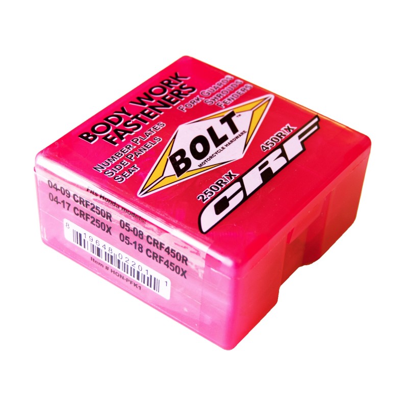 Full plastics fastener kit Bolt-Honda HON-PFK1 Bolt Plastic screw kits