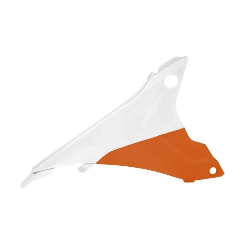 Airbox cover - EXC-F tutti 015-016 right side - white-orange RFIKTMBNARDX14 Ufo Separate plastic parts