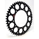 Renthal black rear sprocket -Suzuki 123U-520-GYBK Renthal Rear Sprockets