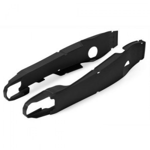 Polisport Swingarm Protectors black | Yamaha - Fantic P8456800001 Polisport Skid plate-radiator guards