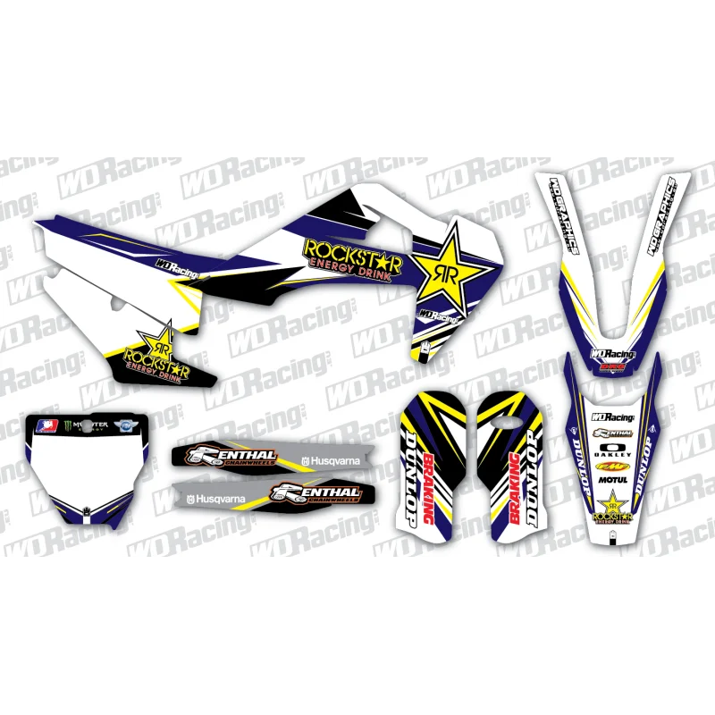 Graphics Kit Husqvarna Rockstar WDGHuRockst  HUSQVARNA