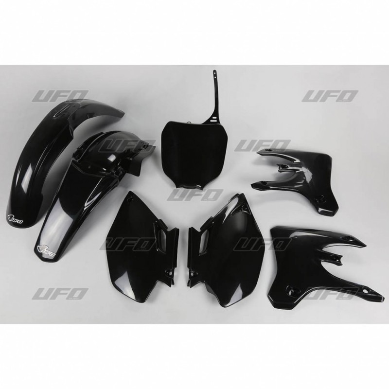 Kit plastiche motocross Ufo (5pz) Yamaha Nero YAKIT304001