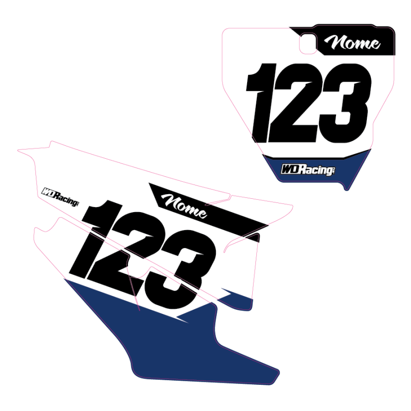 Husqvarna Race 1 Number Plates RAC1-HUS WD Graphics Husqvarna