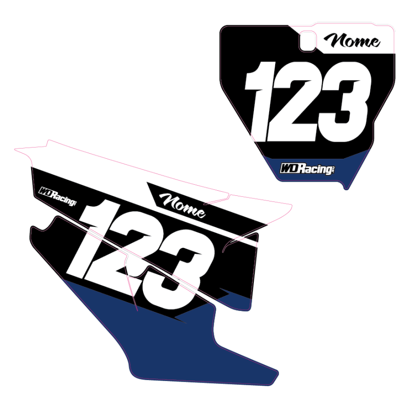 Husqvarna Race 1 Number Plates RAC1-HUS  Husqvarna
