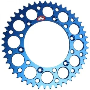 Rear sprocket Renthal Ultralight Yamaha bluee 150U520BU Renthal Zahnkrank