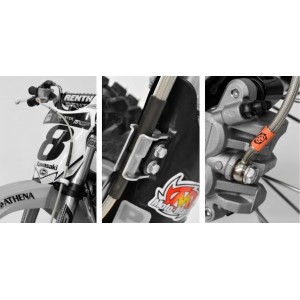 Front brake line Moto-Master Honda 1741-4436 MotoMaster Leviers frein and front brake master cylinder