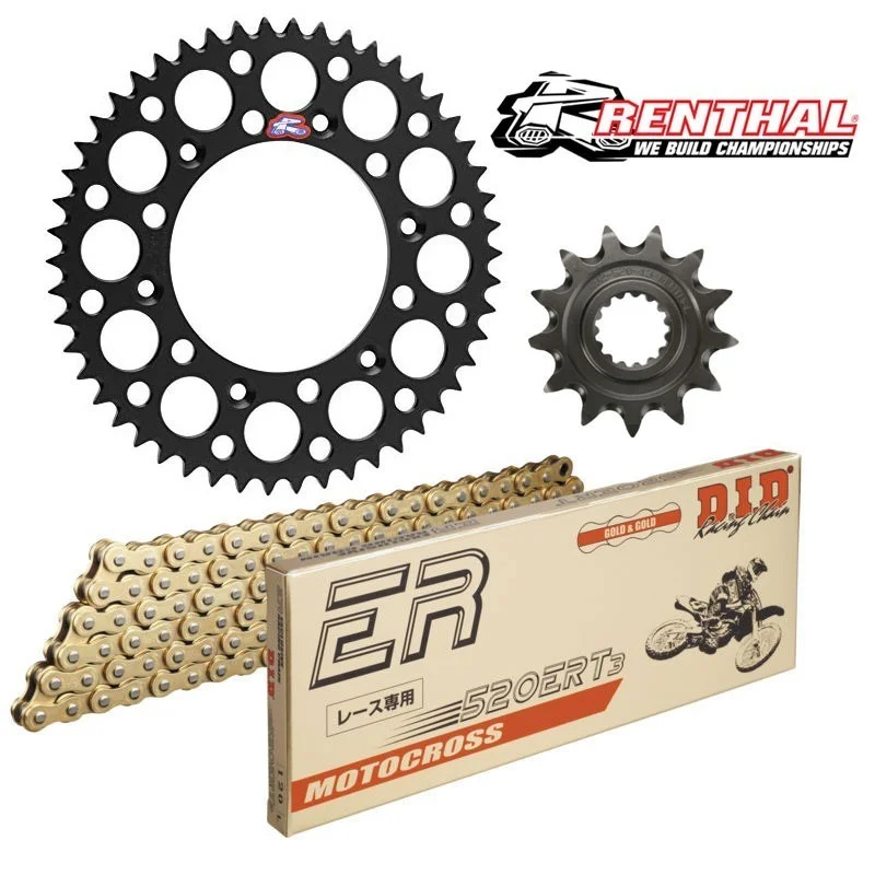 Sprockets and chain kit Renthal-Did Kawasaki KITRENDIDKAWA Renthal kettenrader