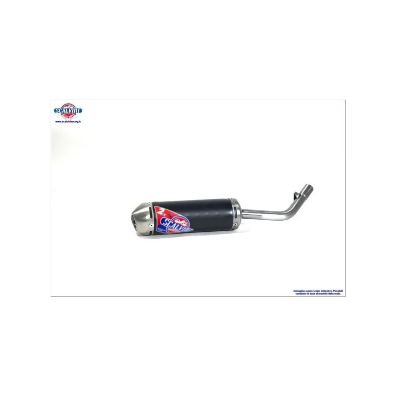 Silencer Scalvini alluminium inox black Ktm SX 85 18- 002.013123 Scalvini Exhaust Pipe & Silencer 2 stroke