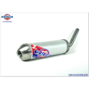 Silencer Scalvini alluminium inox Ktm SX 65 16- 002.012121 Scalvini  Échappement