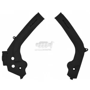 Protezioni telaio Polisport Ktm-Husqvarna colore nero P8466600001 Polisport Sabots et protection radiateur