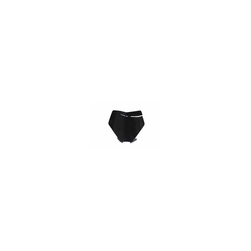 Front number plate Rtech Ktm SX-SXF 2019- black R-TBKTMNR0019 Rtech Separate plastic parts