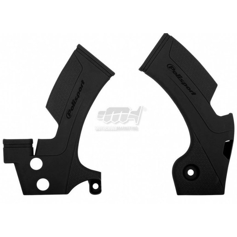 Protezioni telaio Polisport Kawasaki KXF 450 colore nero P8466300001 Polisport Sabots et protection radiateur
