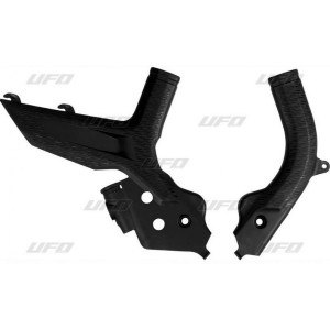 Protezione telaio Ufo Ktm nero KT04098001 Ufo Motorschutzplatten-kuhlerschutz