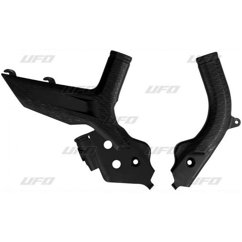 Protezione telaio Ufo Ktm nero KT04098001 Ufo Motorschutzplatten-kuhlerschutz