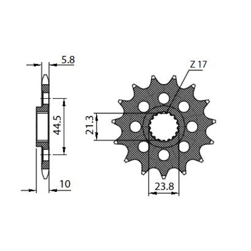 Pignone Sunstar passo 520 -Suzuki 13 denti 3A313