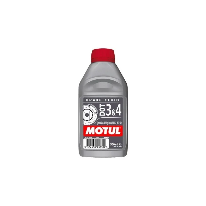Brake Fluid DOT 3 & 4 500 ml 102718 Motul  Bremsflüssigkeit