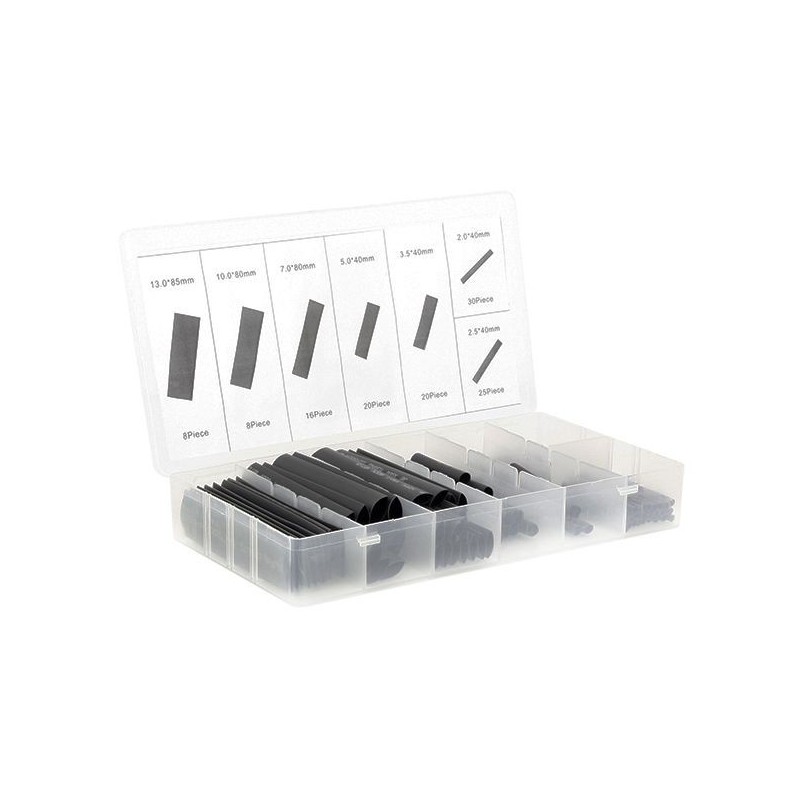 Box of 127 pieces of heat-shrinkable sheaths OUT1147 Sifam Tools and others