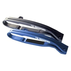 Slitta Forcellone TM Desing Works Dirt Cross Yamaha blu YCP-M49-BU T.M. Desing Works Kettenfuhrung-schwingarmschutz