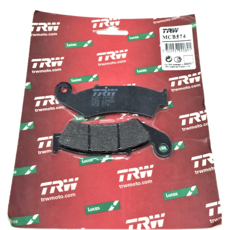 Pastiglie freno TRW Lucas Honda XR anteriore MCB574 Trw Lucas  Plaquettes de frein and brake caliper