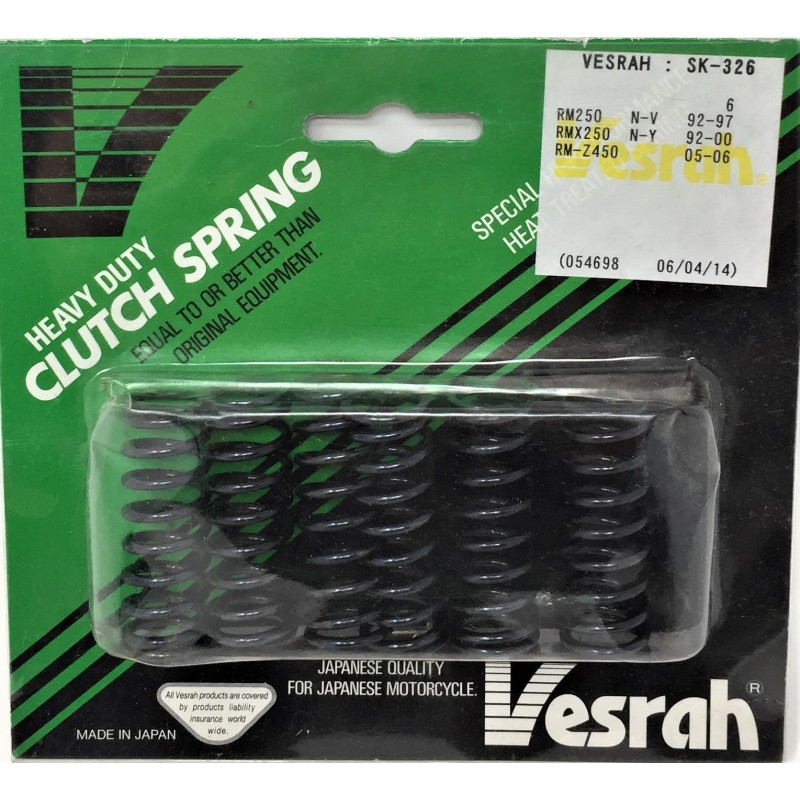 Molle frizione rinforzate Vesrah RM 250 06-09, RMZ 450 08-17 SK326 Vesrah Kupplung