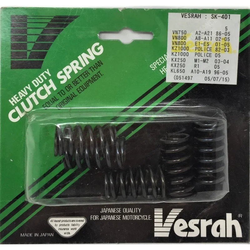 Molle frizione rinforzate Vesrah KX 250 99-08 SK401