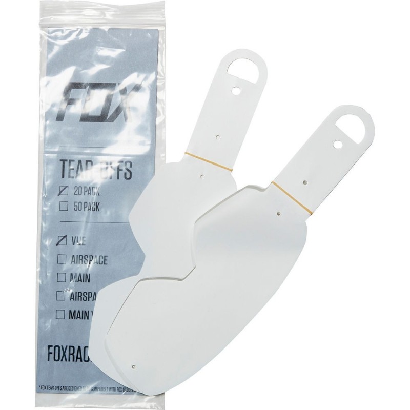 Lenti a Strappo per Maschere-Occhiali FOX VUE 20 pz 23512-012