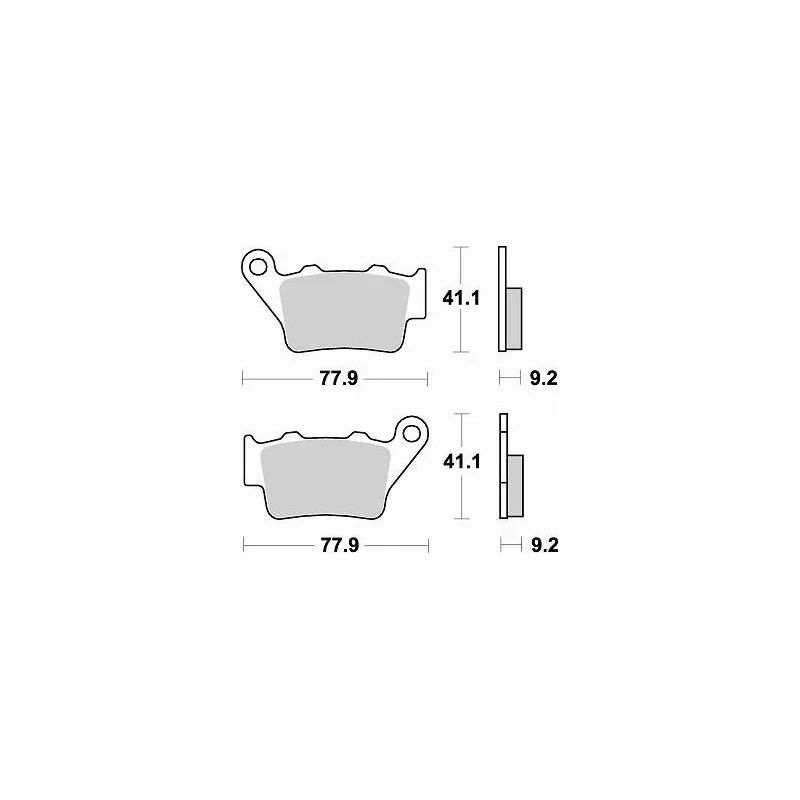 Brake pads Braking CM46 773CM46 Braking  Plaquettes de frein and brake caliper